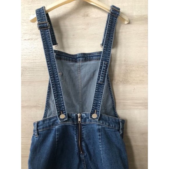 H&M Denim Dark Blue Overalls / Dungarees Size 8 - Picture 6 of 9